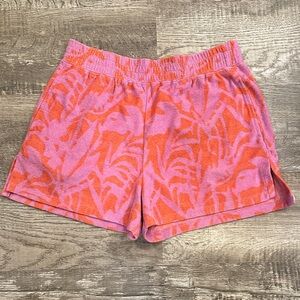 Marine Layer Women’s Medium Terry Cloth Pink and Orange High Waist Shorts